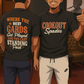 Cookout Spades T-Shirt with Writing on the back