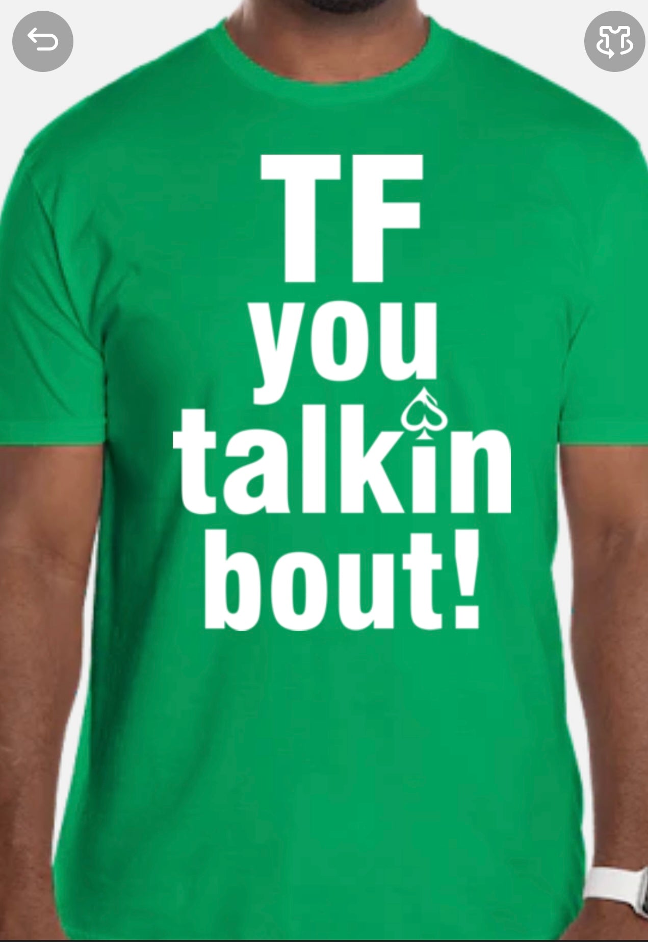 "Tf you talkin bout!" T-Shirt